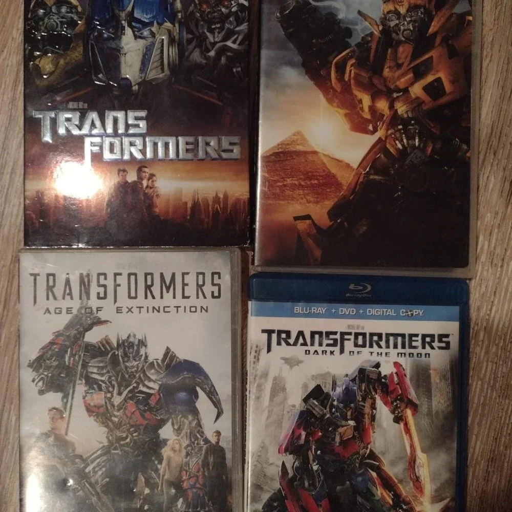 Lot of 4 Transformers Movie DVDS